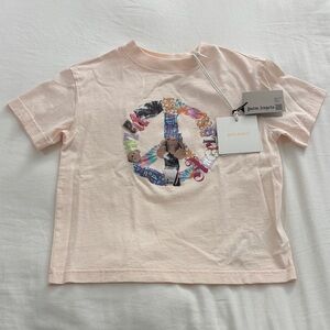 Palm Angels Kids Graphic Light Pink Tee